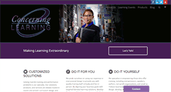 Desktop Screenshot of concerninglearningllc.com